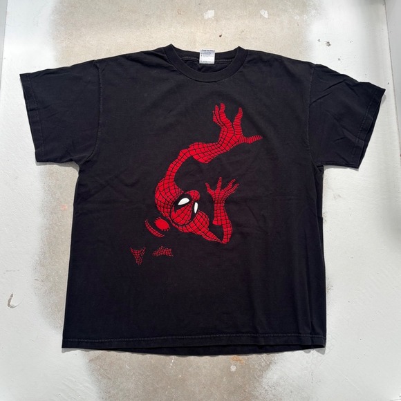 Delta Other - Vintage Delta Pro Weight Spider-Man Graphic T-Shirt Mens Large Black Marvel Tee